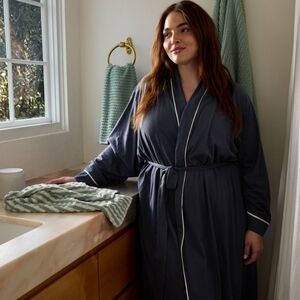 Parachute for Target Jersey Lounge Robe Charcoal Gray Unisex Size L / XL